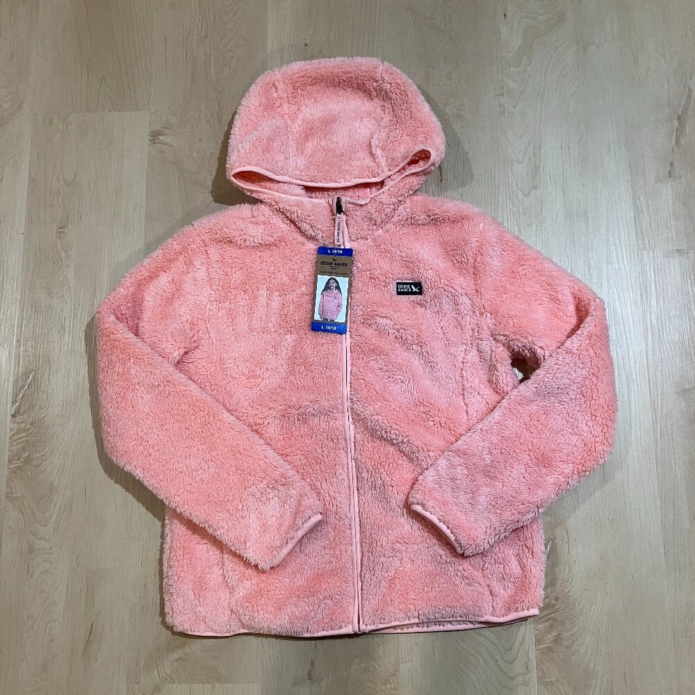 * NWT * Eddie Bauer Youth Plush Hooded Jacket - L (14/16)